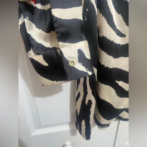 ZARA Zebra Print Mini Dress Size S - Picture 10 of 11